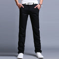 Fashion Men Business Casual Pants Cotton Slim Straight Trousers Spring Summer Long Pants