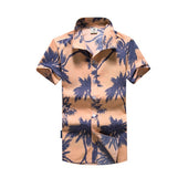 Hawaiian Shirt Men Fashion Quick-drying breathable Beach Shirts Short Sleeve Casual printing New 2017 Male Board Shirts