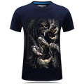 Summer Men's animal T-Shirt orangutan/gas monkey/Wolf 3D Printed T-Shirts Men Funny tees tops tee shirt large size