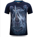 Summer Men's animal T-Shirt orangutan/gas monkey/Wolf 3D Printed T-Shirts Men Funny tees tops tee shirt large size