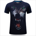 Summer Men's animal T-Shirt orangutan/gas monkey/Wolf 3D Printed T-Shirts Men Funny tees tops tee shirt large size