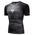 black panther Fitness Bodybuilding Compression Shirt Men Anime Rashgarda rashguard MMA 3D Superman Punisher T Shirt Crossfit