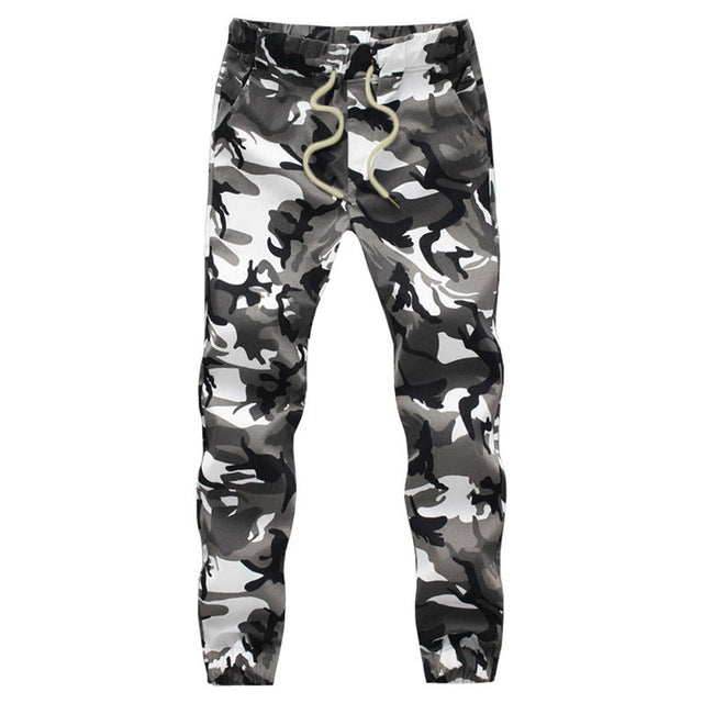 2018 Mens Jogger Autumn Pencil Harem Pants Men Camouflage Military Pants Loose Comfortable Cargo Trousers Camo Joggers