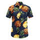 2018 Fashion Regular Fit Mens Cotton Short Sleeve Hawaiian Shirt Summer Casual Floral Shirts Men Plus Size S-3XL Vacation Tops