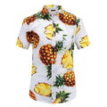 2018 Fashion Regular Fit Mens Cotton Short Sleeve Hawaiian Shirt Summer Casual Floral Shirts Men Plus Size S-3XL Vacation Tops