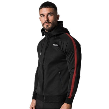 2018 New design Autumn Men Gyms Piece Sets Cotton Thick Pullover Hoodies + Pants Sportwear Suit Male Plus Velvet brand Hoodies