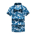 Men Shirt Summer Style Palm Tree Print Beach Hawaiian Shirt Men Casual Short Sleeve Hawaii Shirt camisa masculina Asian Size 5XL