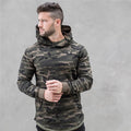 2018 spring new Mens Camouflage Hoodies Fashion leisure pullover fitness Bodybuilding jacket Sweatshirts sportswear clothing