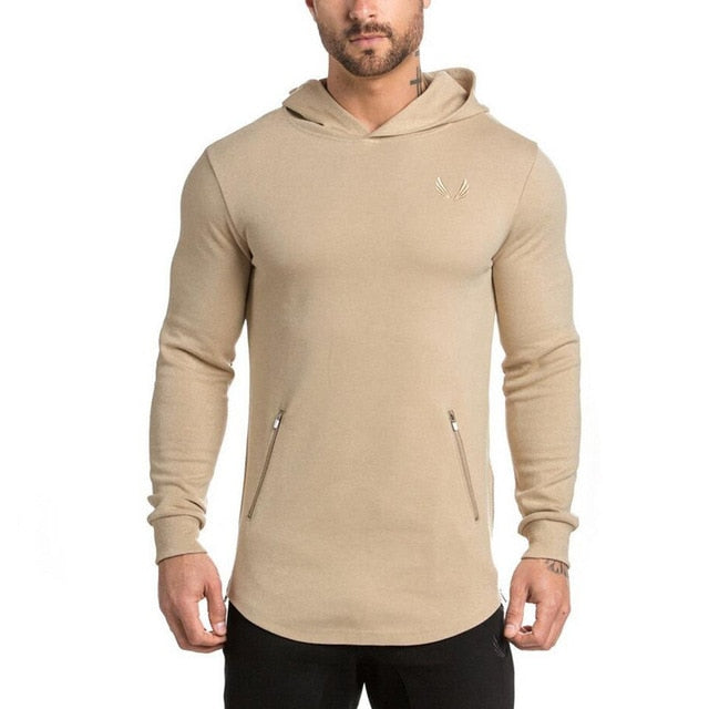 2018 spring new Mens Camouflage Hoodies Fashion leisure pullover fitness Bodybuilding jacket Sweatshirts sportswear clothing