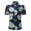 Men Shirt Summer Style Palm Tree Print Beach Hawaiian Shirt Men Casual Short Sleeve Hawaii Shirt Chemise Homme Asian Size 3XL