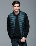 Spring Man Duck Down Vest Ultra Light Jackets Men Fashion Sleeveless Outerwear Coat Autumn Winter Coat