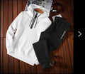 Sporting Suit Men Winter Sportswear Tracksuit Gray Sportsman Wear Thicken Fleece Hoodies+Pants Sweat Suit Outwear Hoodie