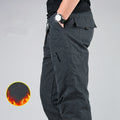 Men's Cargo Pants Winter Thicken Fleece Cargo Pants Men Casual Cotton Military Tactical Baggy Pants Warm Trousers Plus size 3XL