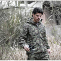 Military TAD Camouflage Tactical Suits Winter Autumn Waterproof Fleece Shark Skin Soft Shell Jacket Set Men Outwear