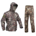 Military TAD Camouflage Tactical Suits Winter Autumn Waterproof Fleece Shark Skin Soft Shell Jacket Set Men Outwear