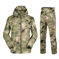 Military TAD Camouflage Tactical Suits Winter Autumn Waterproof Fleece Shark Skin Soft Shell Jacket Set Men Outwear