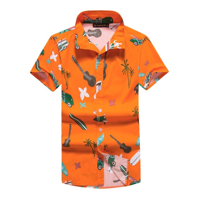 Mens Hawaiian Shirt Male Casual camisa masculina Printed Beach Shirts Short Sleeve Summer men clothes 2018 Asian Size 5XL ST53