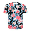 Men Summer Skull Poker Print Men Short Sleeve T-shirt 3D T Shirt Casual Breathable T-shirt Plus-size T-shirt