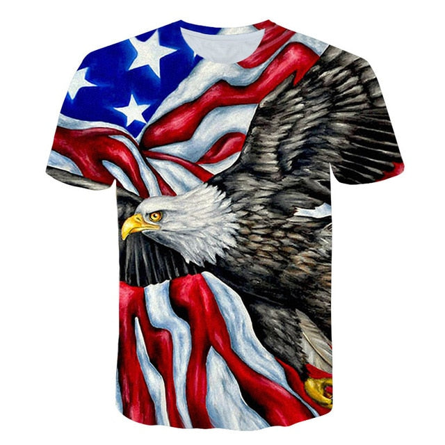 2018 new Big yards New Fashion Brand T-shirt Men/Women Summer 3d Tshirt Print angel T shirt Tops Tee