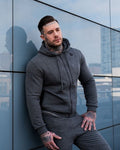 2019 brand sporting suit men warm hooded tracksuit track polo men's sweat suits set letter print large size sweatsuit male 5XL