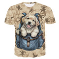 Novelty 3D men wolf t-shirt Cool wolf Printed t shirts summer 3D Short Sleeve Glow in the Dark T-shirts good quality