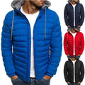 New Mens Fashion Winter Coat Men Hooded Jacket Cotton Casual mens Jackets and Coats Warm Overcoat Streetwear Men Thick parka