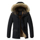 M-5XL Fur Collar Hooded Men Winter Jacket 2018 New Fashion Warm Wool Liner Man Jacket and Coat Windproof Male Parka