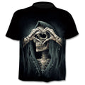 New Men's Summer Short Sleeve Brand 3d Skull T-Shirt Gothic T-Shirt Horror Skull Hot T-shirt Cool Men's Tops