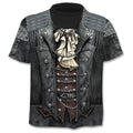 New Men's Summer Short Sleeve Brand 3d Skull T-Shirt Gothic T-Shirt Horror Skull Hot T-shirt Cool Men's Tops