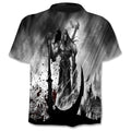 New Men's Summer Short Sleeve Brand 3d Skull T-Shirt Gothic T-Shirt Horror Skull Hot T-shirt Cool Men's Tops