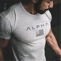 Brand Clothing Gyms Tight Cotton T-shirt Mens Fitness T-shirt Homme Gyms T Shirt Men Fitness Crossfit Summer Tees Tops