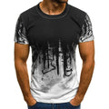 Men Camouflage Printed  Male T Shirt Bottoms Top Tee Male Hiphop Streetwear Long Sleeve Fitness Tshirts