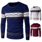 Men's fashion autumn / winter sweater Casual Striped Men O-Neck Pullovers Knitted Male  Long Sleeve 2018 Mens Sweaters Knitwear