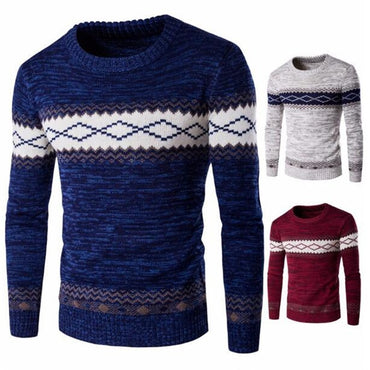 Men's fashion autumn / winter sweater Casual Striped Men O-Neck Pullovers Knitted MaleLong Sleeve 2018 Mens Sweaters Knitwear