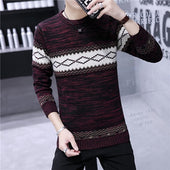 Men's fashion autumn / winter sweater Casual Striped Men O-Neck Pullovers Knitted Male  Long Sleeve 2018 Mens Sweaters Knitwear