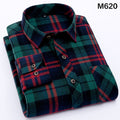 Men Shirt Cotton 2018 Autumn New Male Casual Long Sleeve Shirt Plus size High Quality Warm Man Clothes