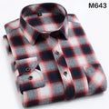 Men Shirt Cotton 2018 Autumn New Male Casual Long Sleeve Shirt Plus size High Quality Warm Man Clothes