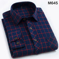 Men Shirt Cotton 2018 Autumn New Male Casual Long Sleeve Shirt Plus size High Quality Warm Man Clothes