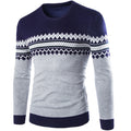 2019 Sweaters Men New Fashion Casual O-Neck Slim Cotton Knit Quality Mens Sweaters And Pullovers Men Brand Clothing Size