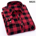 Men Shirt Cotton 2018 Autumn New Male Casual Long Sleeve Shirt Plus size High Quality Warm Man Clothes