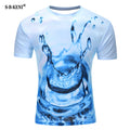 Men's fashion 3D t-shirts prints Funny pattern/ black cat sheriff t shirt Harajuku 3D tshirt Short Sleeve t-shirt Summer o-neck