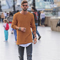 Men Sweater Autumn Winter Knitted Solid Simply Style Pullover Casual Loose O Neck Sweater Jumper Male Black Outerwear