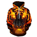 2019 Fluorescent Tiger 3D Printed Hoodies Men Women Hooded Sweatshirts Harajuku Pullover Jackets Brand Quality Outwear Tracksuit