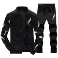 2019 Men Sportswear Hoodies Set Spring Suit Clothes Tracksuits Male Sweatshirts Coats Track Suits Joggers Plus Size autumn