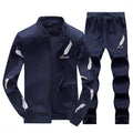 2019 Men Sportswear Hoodies Set Spring Suit Clothes Tracksuits Male Sweatshirts Coats Track Suits Joggers Plus Size autumn