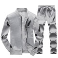 2019 Men Sportswear Hoodies Set Spring Suit Clothes Tracksuits Male Sweatshirts Coats Track Suits Joggers Plus Size autumn