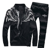 2019 Men Jacket+Pants Tracksuit Set Spring Print Sudaderas Hombre Mens Sportwear Suits Long Sleeve Streetwear Man Tracksuits