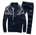 2019 Men Jacket+Pants Tracksuit Set Spring Print Sudaderas Hombre Mens Sportwear Suits Long Sleeve Streetwear Man Tracksuits