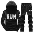 Mens tracksuit Set 2019 sportswear Exercise hoodies Suit Autumn Winter Men Sweatshirt Jogger Pants Set Sudaderas Hombre