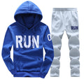 Mens tracksuit Set 2019 sportswear Exercise hoodies Suit Autumn Winter Men Sweatshirt Jogger Pants Set Sudaderas Hombre